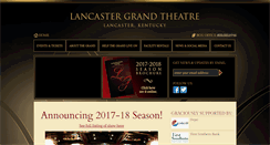 Desktop Screenshot of lancastergrand.com